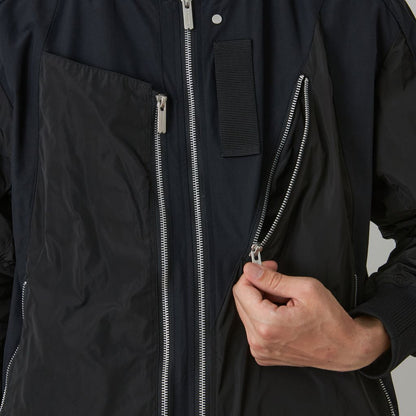 WHITE MOUNTAINEERING ASYMMETRY FLIGHT JACKET