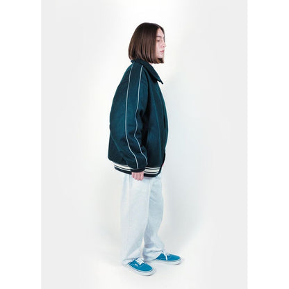 APPLEBUM COLLARED MELTON STADIUM JACKET / 2520604