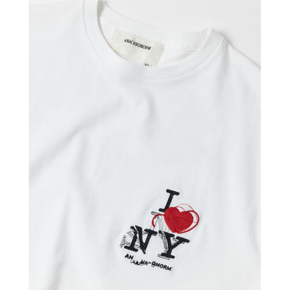 ANACHRONORM ANNK006 ICON THREADS GLITCH EMBROIDERY S/S T-S