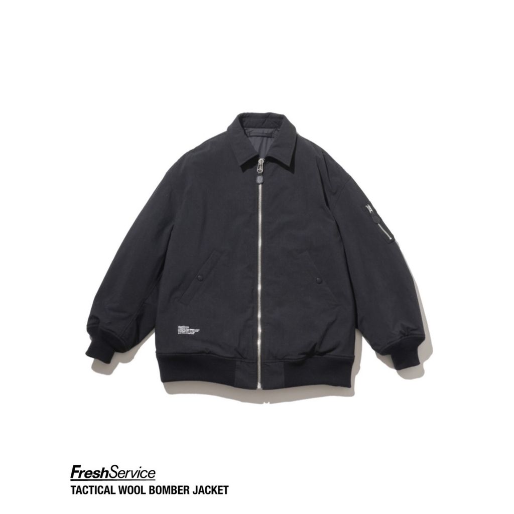 FreshService "TACTICAL WOOL BOMBER JACKET"