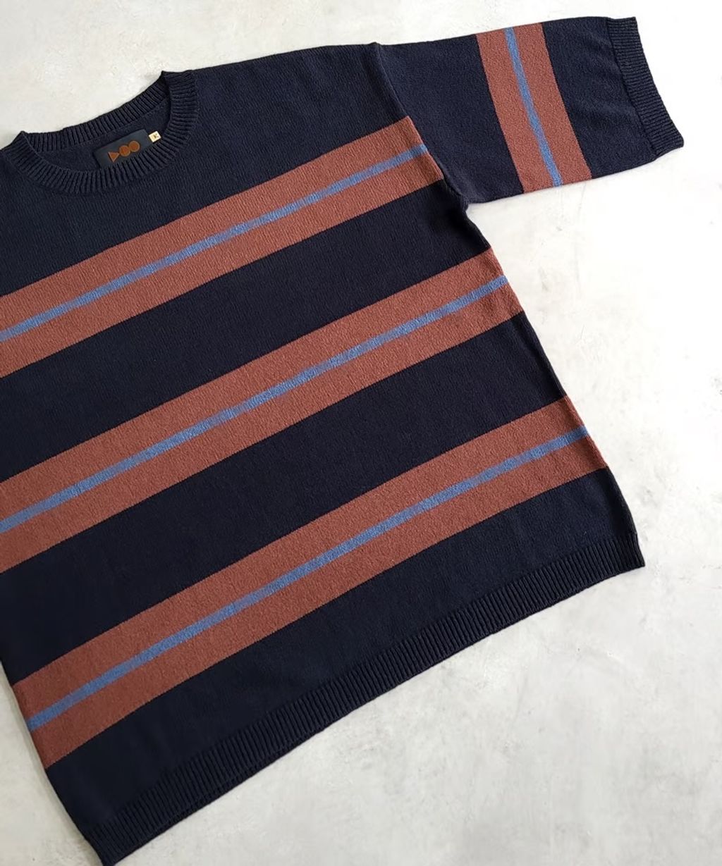 VOO BORDER SUMMER KNIT BLACK