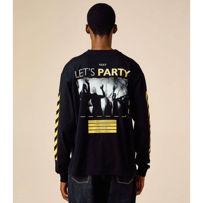 BEDWIN & THE HEARTBREAKERS L/S PRINTED TEE "Lets Party"