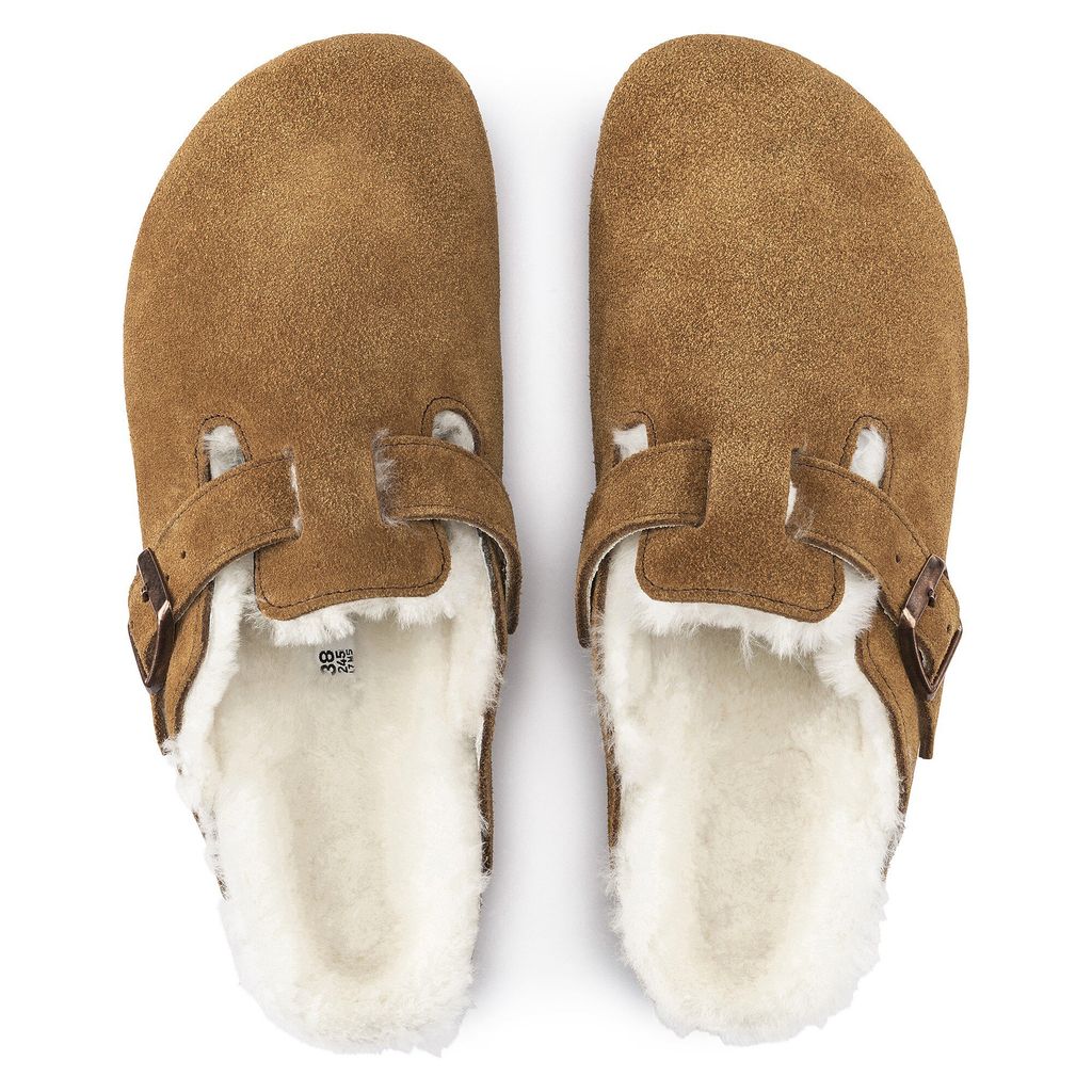 【予約商品】BIRKENSTOCK Boston Shearling ボストン シアリング スエードレザー(Mink)1001141
