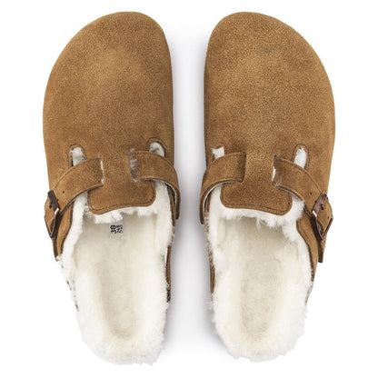 【予約商品】BIRKENSTOCK Boston Shearling ボストン シアリング スエードレザー(Mink)1001141