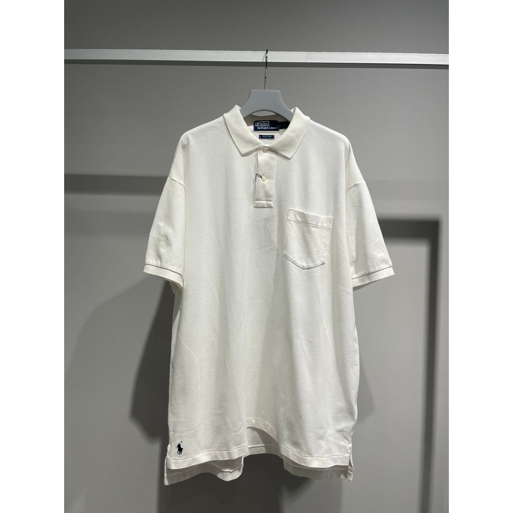 訳あり  POLO RALPH LAUREN ビッグ フィット メッシュ ポロシャツ