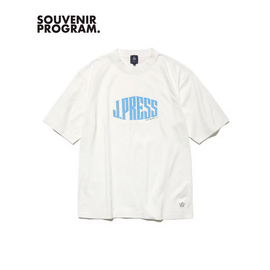 J.PRESS 【UNISEX】Cotton Jersey J.PRESS Logo T-Shirt