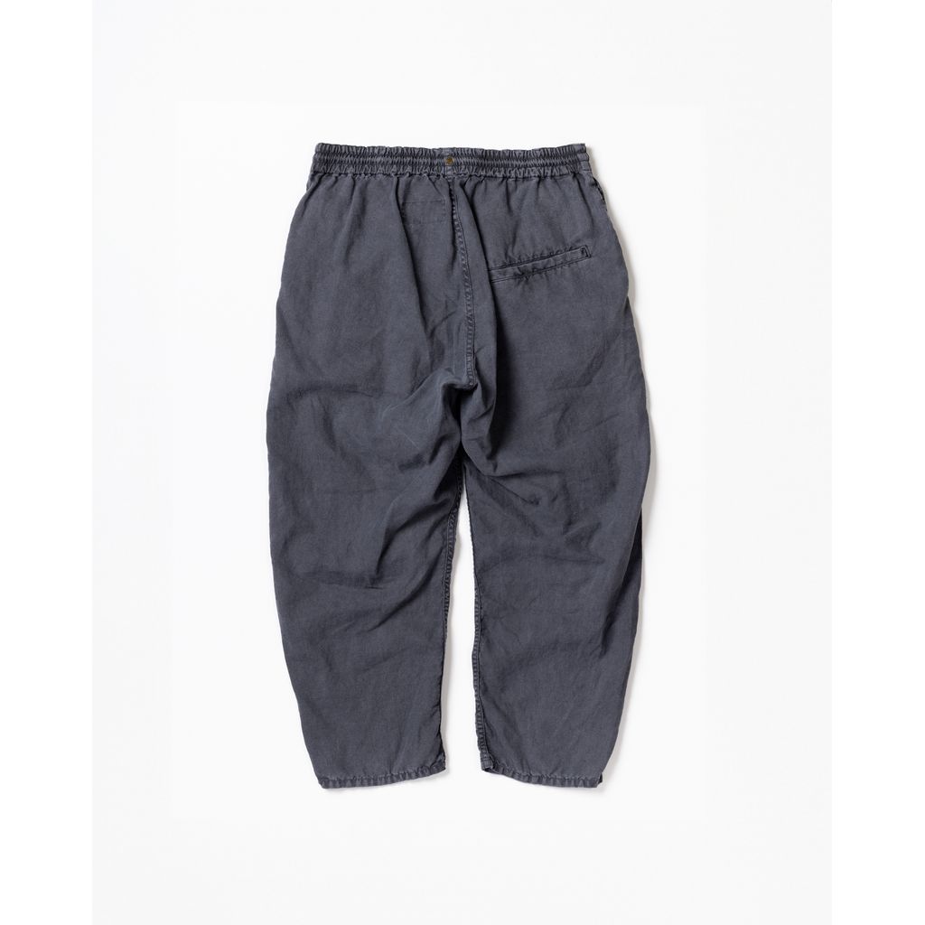 ANACHRONORM PIGMENT DYED LINEN TAPERED EASY PANTS