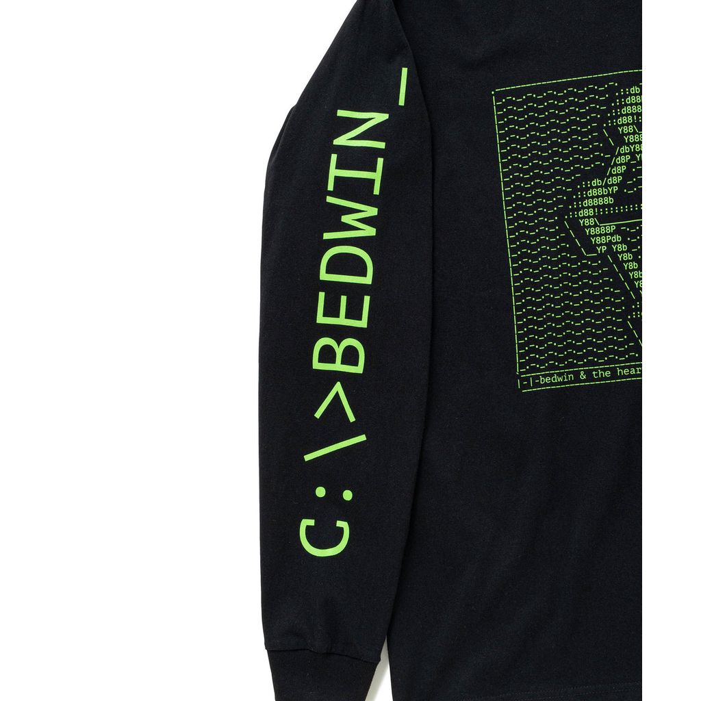 BEDWIN & THE HEARTBREAKERS L/S PRINTED TEE "JAH"