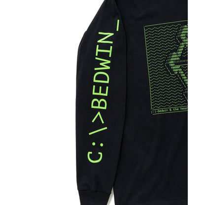 BEDWIN & THE HEARTBREAKERS L/S PRINTED TEE "JAH"