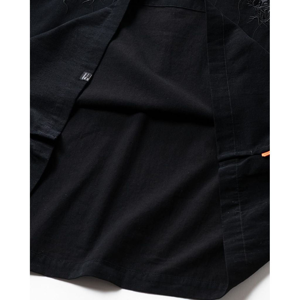 TIGHTBOOTH FLANNEL SKIPPER SHIRT - TIGHTBOOTH x DELUXE