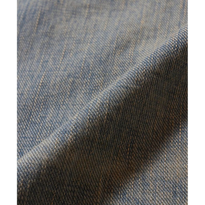 SUGARHILL  DAMAGED MODERN DENIM PANTS WIDE CUT