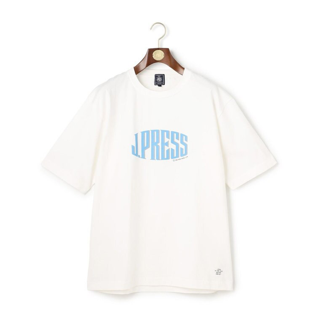 J.PRESS 【UNISEX】Cotton Jersey J.PRESS Logo T-Shirt