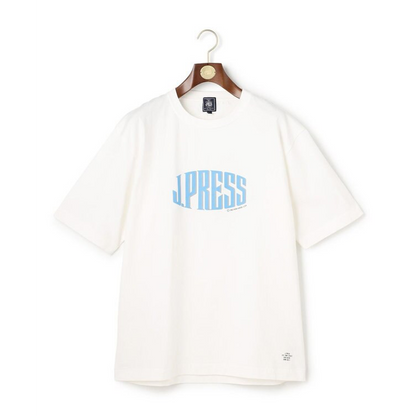 J.PRESS 【UNISEX】Cotton Jersey J.PRESS Logo T-Shirt