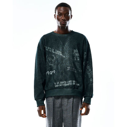 TOLQ  Printed Sweat Shirt