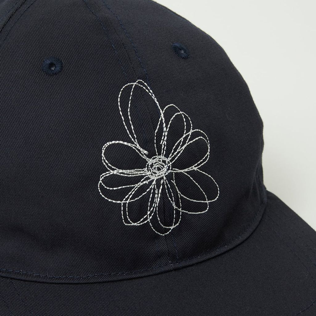 NICK GEAR Hand Stitch Flower Cap