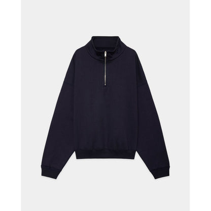 MARKAWARE  Organic Cotton Heavy Fleece Short Quarter Zip Pull Over