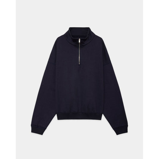 MARKAWARE  Organic Cotton Heavy Fleece Short Quarter Zip Pull Over