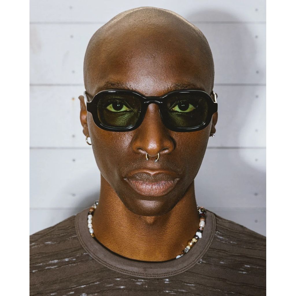 BRAIN DEAD NEWMAN POST MODERN PRIMITIVE EYE - BLACK / LT GREEN