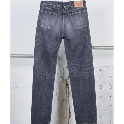 Y's for men × masses 14oz DENIM PANTS H.WASH