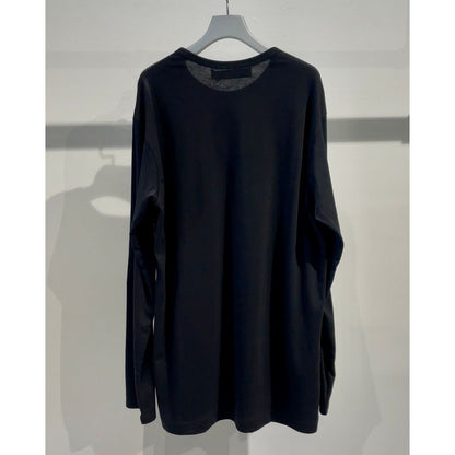 Y's for men Y's for men LOGO PRINT LONG SLEEVE T-SHIRTS（BLACK）