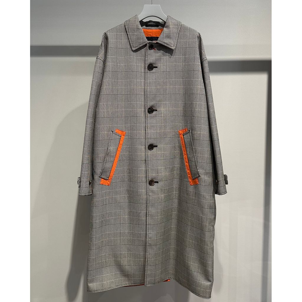 COMME des GARCONS HOMME  ウールエステルグレンチェック コート