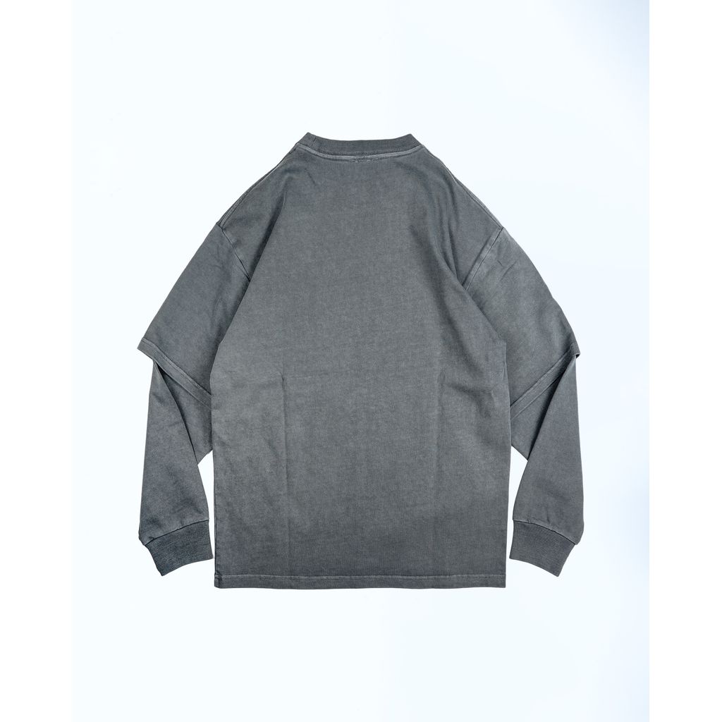 ANDFAMILYS Pigment Layered L/S Tee