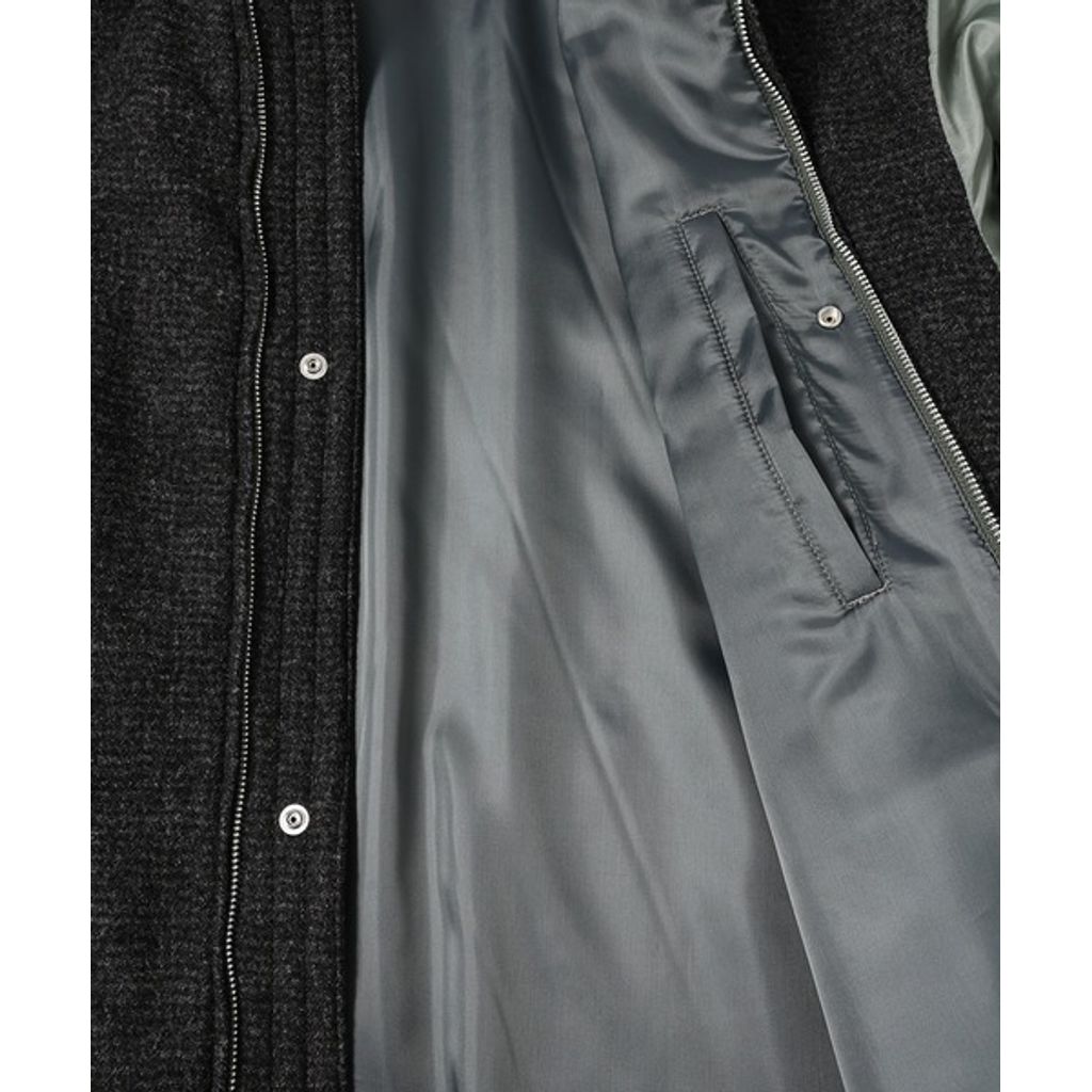 COMME des GARCONS HOMME WOOL 縮絨 × NYLON TWILL COAT（GRAY）