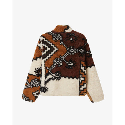 OBEY MOROCCAN RUG SHERPA JACKET