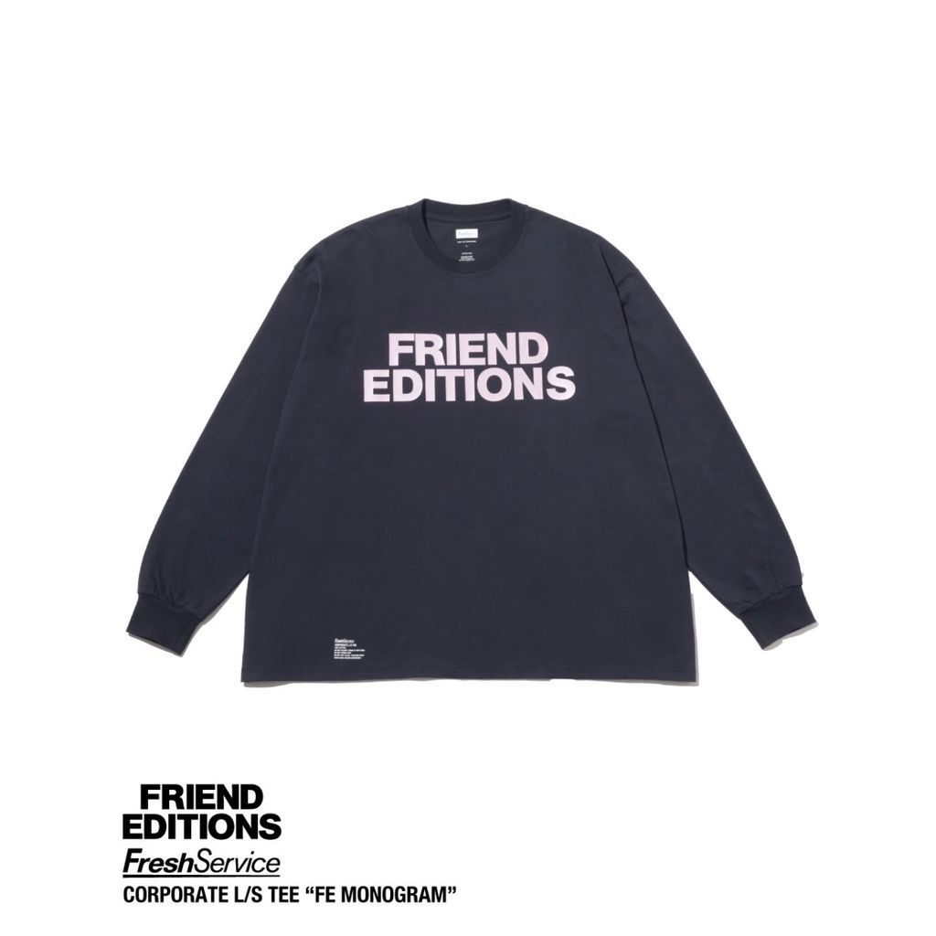 FreshSevice × FRIEND EDITIONS CORPORATE L/S TEE " FE MONOGRAM"