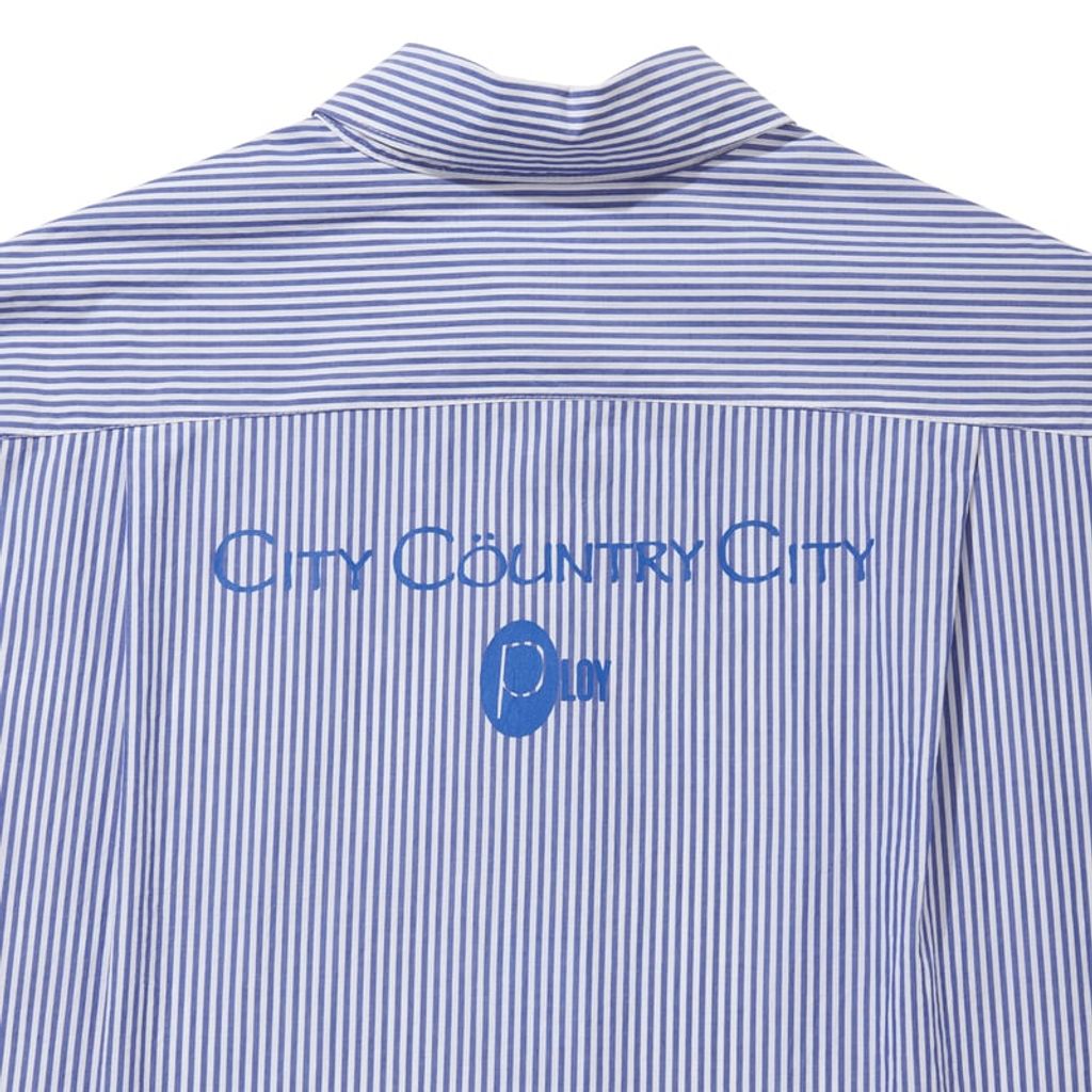 CITY COUNTRY CITY COTTON STRIPE SHIRT_PLOY A ARTWORK BY Abu Qadim Haqq_STRIPE#1