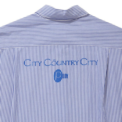 CITY COUNTRY CITY COTTON STRIPE SHIRT_PLOY A ARTWORK BY Abu Qadim Haqq_STRIPE#1
