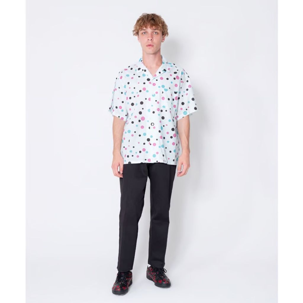 BEDWIN & THE HEARTBREAKERS S/S OPEN COLLAR ALOHA SHIRT "ROGERS"