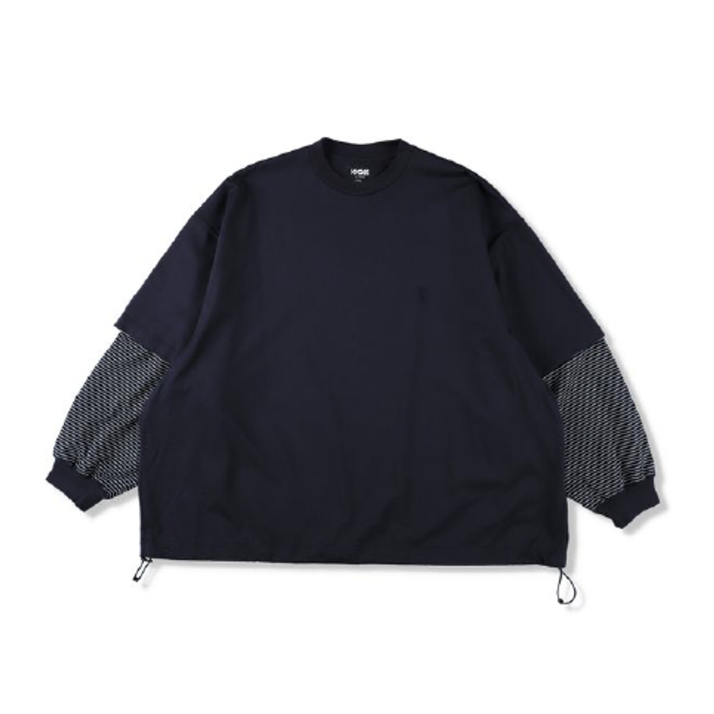 is-ness BALLOON LAYERED LONG SLEEVE T SHIRT