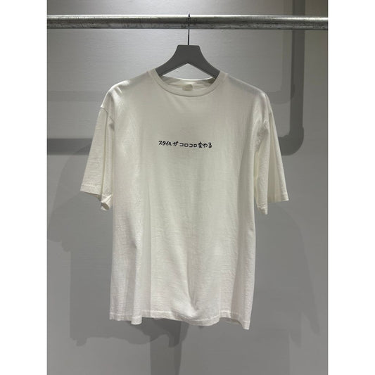 YAECA　丸胴Tシャツ　Ken Kagami 35010