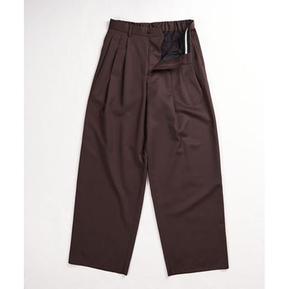 【予約販売】MARKAWARE  TRIPLE PLEATED WIDE TROUSERS