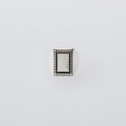 XOLO JEWELRY Square Mirror Ring