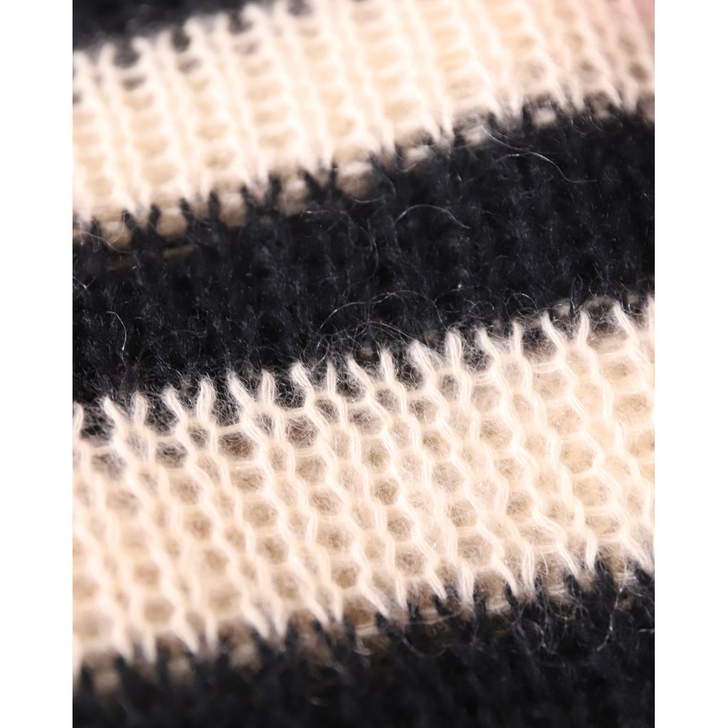 AMBERGLEAM Mesh Mohair knit