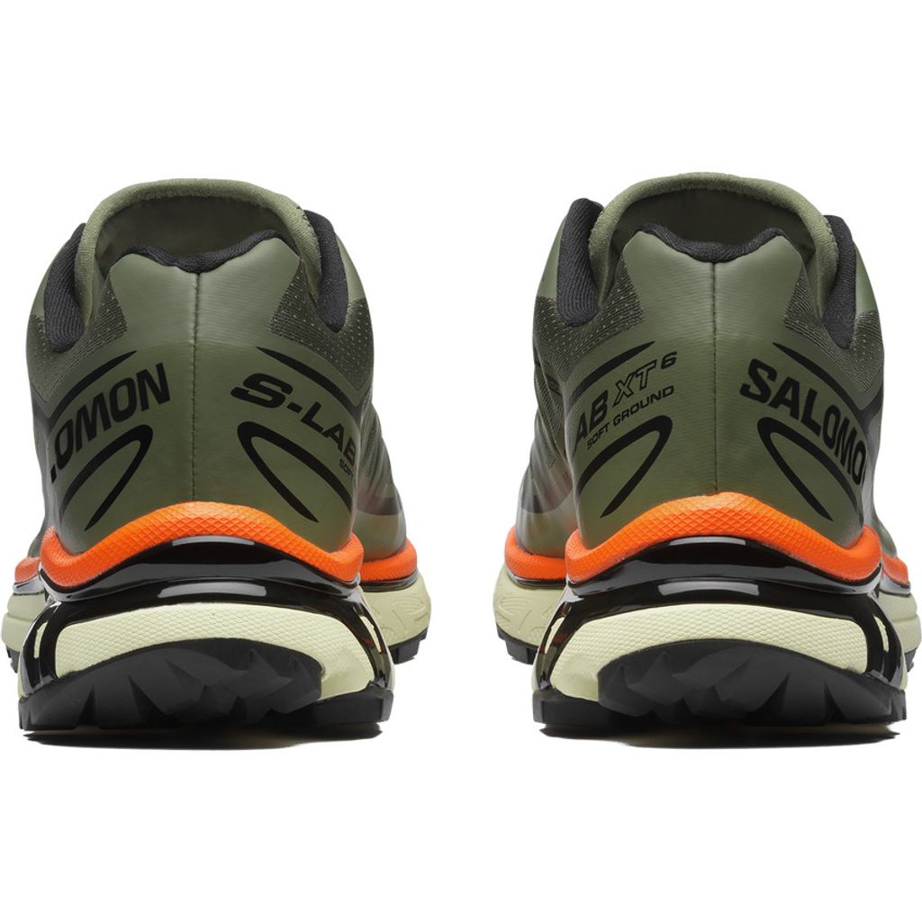 SALOMON XT-6 (Deep Lichen Green/Black/Red Orange)