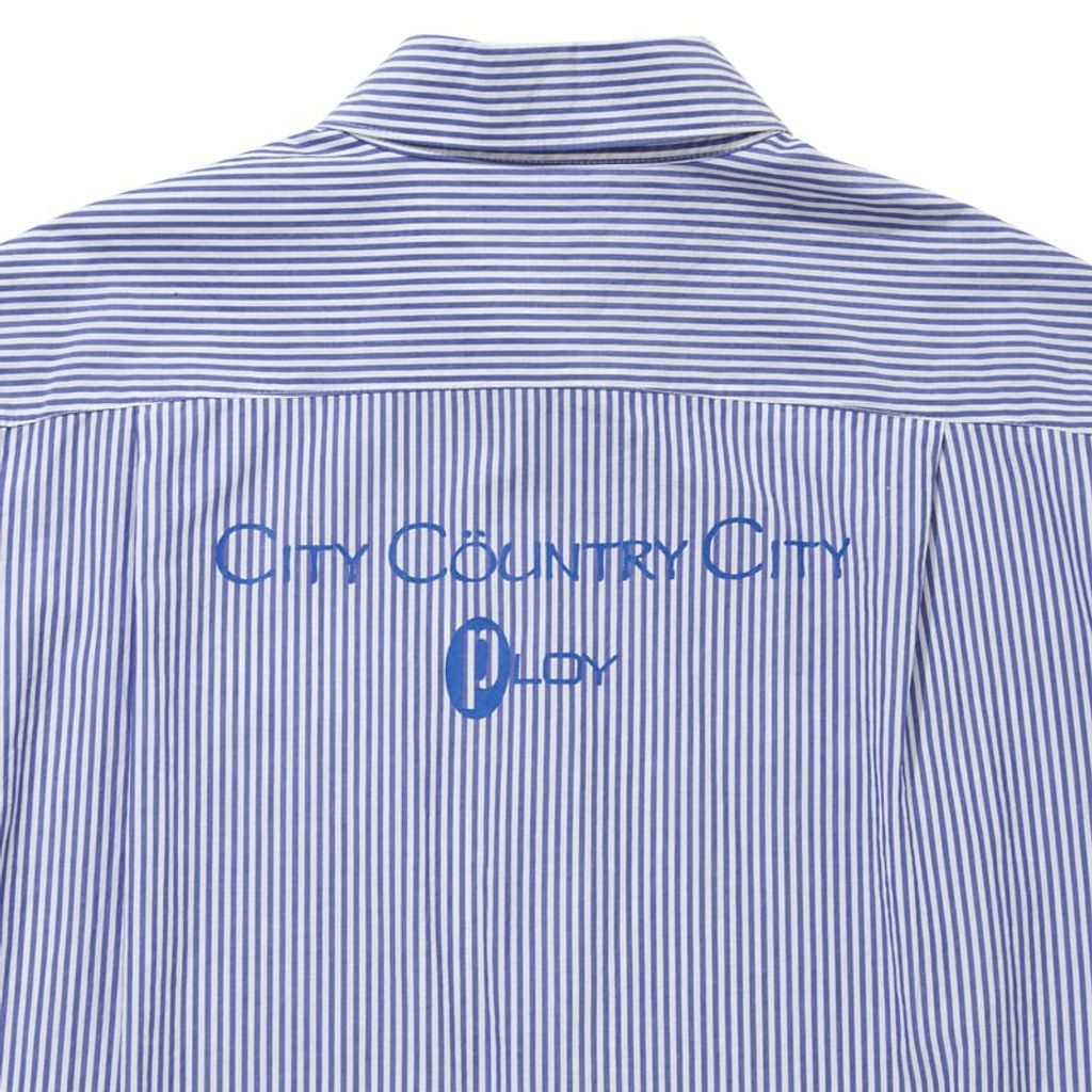 CITY COUNTRY CITY COTTON STRIPE SHIRT_PLOY A ARTWORK BY Abu Qadim Haqq_STRIPE#2