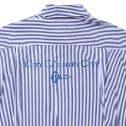 CITY COUNTRY CITY COTTON STRIPE SHIRT_PLOY A ARTWORK BY Abu Qadim Haqq_STRIPE#2