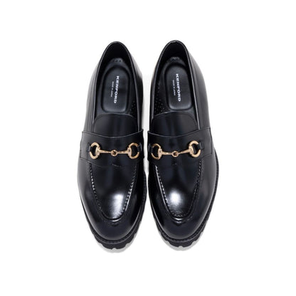 KENFORD MENS TANK SOLE BIT LOAFERS / BLACK