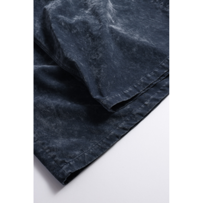 FDMTL FA26PN54R  FLOCK LEATHER HAKAMA PANTS RINSE
