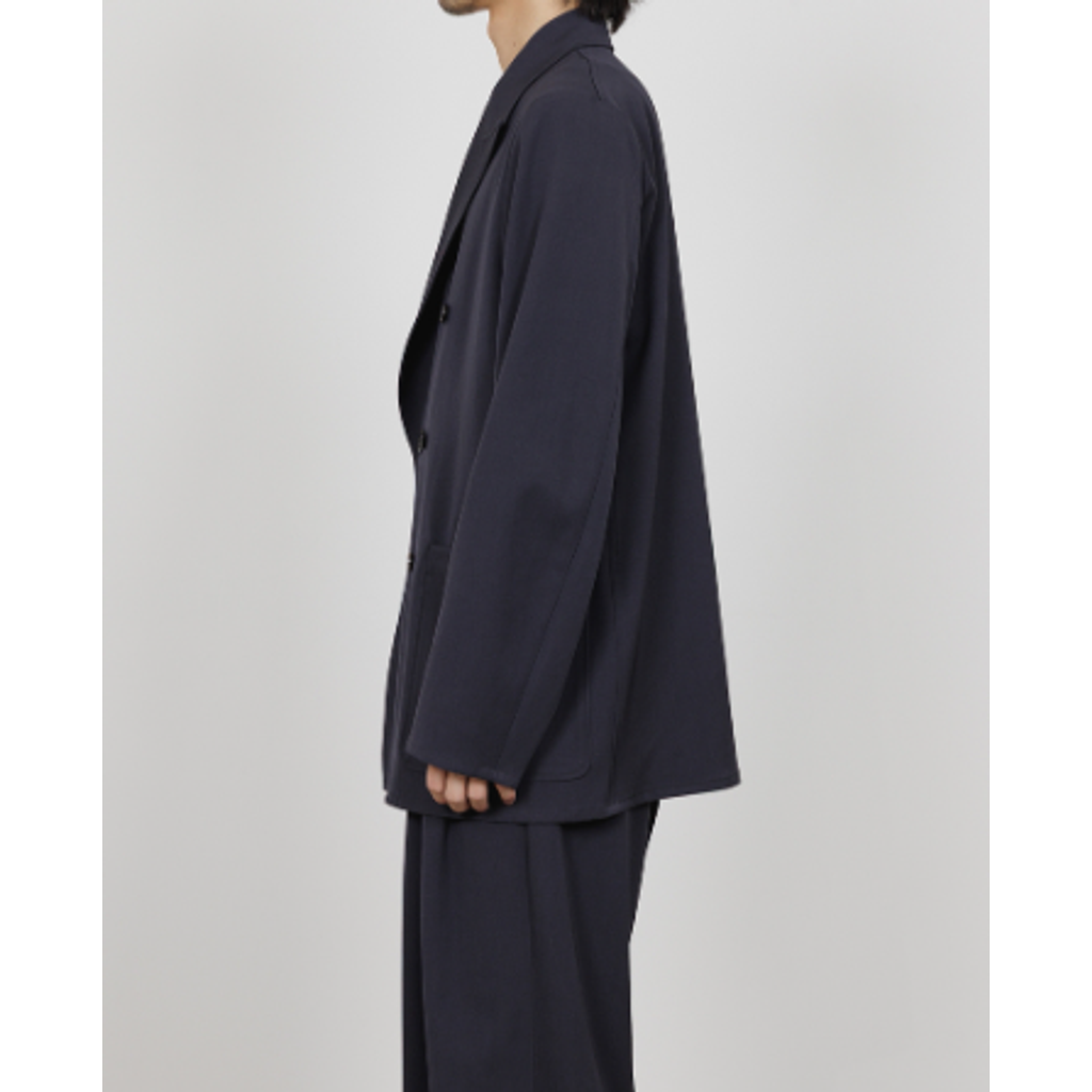 marka 2/60 Washer Wool Gabardine W.B Jacket Loose Fit