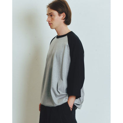 is-ness BALLOON RAGLAN SLEEVE T-SHIRT