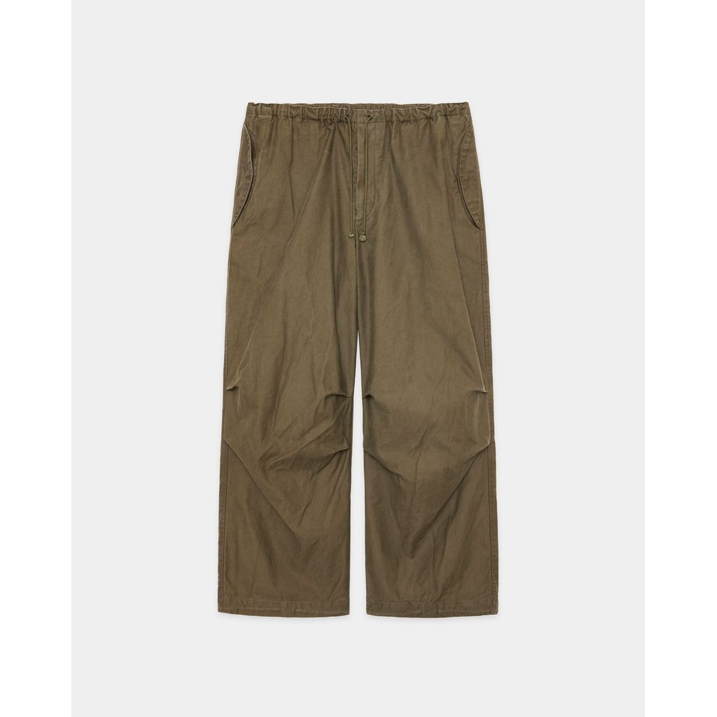 marka  Organic Cotton Back Satin Wide Over Pants