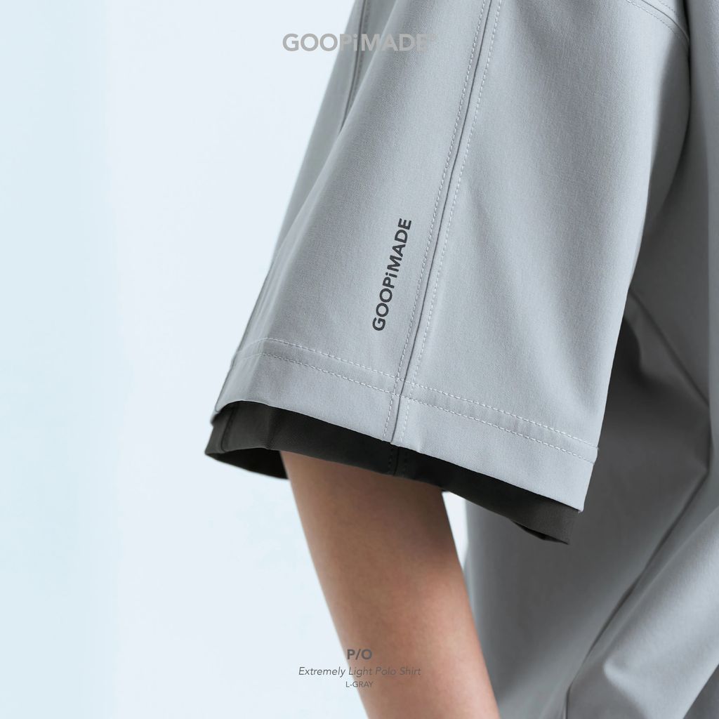 GOOPiMADE P/O - Extremely Light Polo Shirt