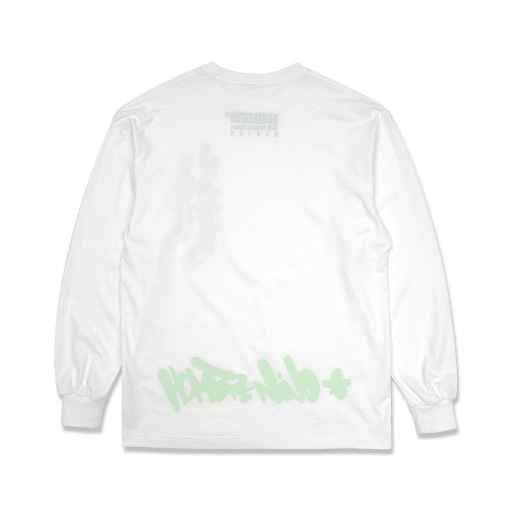 HOMBRENINO L/S PRINT TEE (FAT CAP)