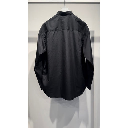 COMME des GARCONS HOMME コットンブロード LOGO シャツ（BLACK）