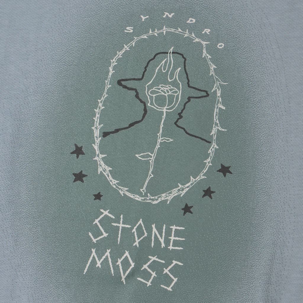 GOOPiMADE 01T-SYNC STONE MOSS GRAPHIC TEE