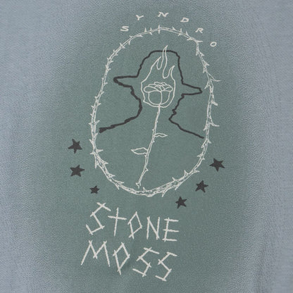 GOOPiMADE 01T-SYNC STONE MOSS GRAPHIC TEE